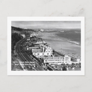 Santa Monica, Vintage van Californië Briefkaart
