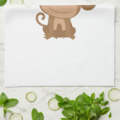 Santa Monkey Theedoek (Gevouwen)