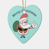 Santa & Mrs Claus aangepast ornament (Links)