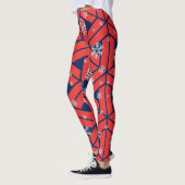 Santa Mrs Claus Schattigee Leuke Kerstlegging Leggings (Links)