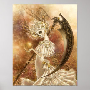 Santa Muerte Art Print