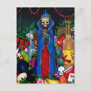 Santa Muerte BRIEFKAART Dag van de Doden