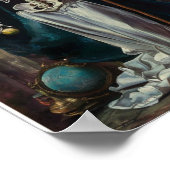 Santa Muerte in het Poster van de begraafplaats (Hoek)