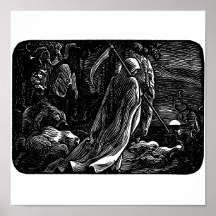 "Santa Muerte" (Mexicaanse grim Reaper) Poster