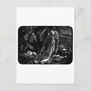 Santa Muerte (Mexicaanse Grimmelaar) Feestdagenkaart