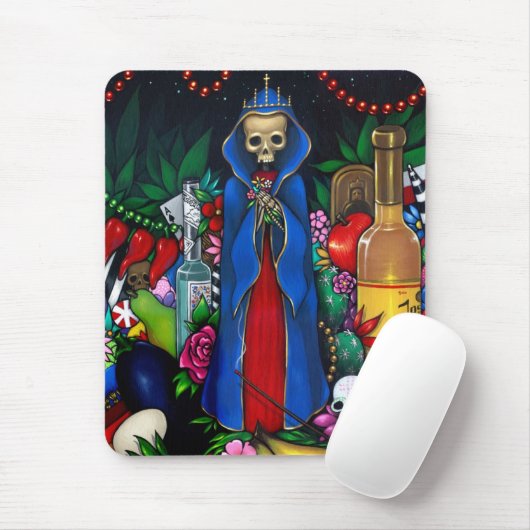 Santa Muerte Mousepad Muismat (Met muis)