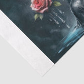 Santa Muerte Rising Decoupage Tissuepapier (Detail)