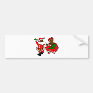 santa mus claus bumpersticker