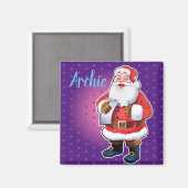 Santa name list fridge magnet magneet (Voorkant / Achterkant)