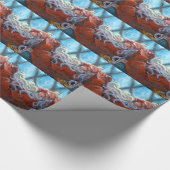 "Santa Napping"-cadeauverpakking Cadeaupapier (Hoek)