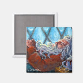 "Santa Napping" Magneet (Voorkant / Achterkant)