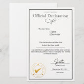 Santa Naughty List Verklaring bewerkbaar (Voorkant / Achterkant)