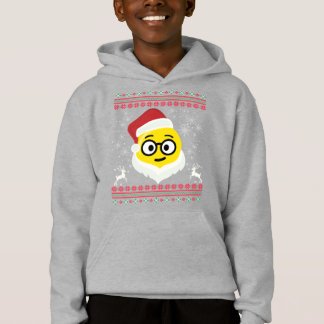 Santa Nerd Eyes Smile Emoji Ugly Kerstmis