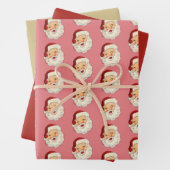 Santa No. 6 — Papieren pakbladen Inpakpapier Vel (In situ)