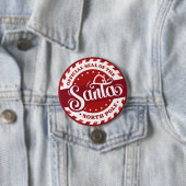 Santa Noordpool Ronde Button 7,6 Cm (In situ)