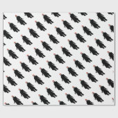 santa nosferatu cadeaupapier (Vlak)