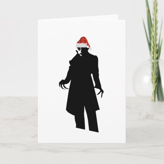 santa nosferatu feestdagen kaart (Voorkant)