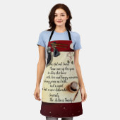 Santa Note Peace Funny Request Quill Pen Medium Schort (Gedragen)