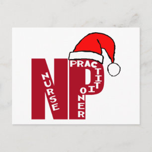 SANTA NP Big Red - NURSE PRACTITIONER Feestdagenkaart