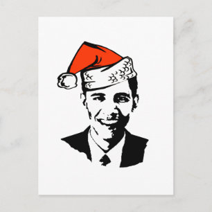 Santa Obama Gear Feestdagenkaart