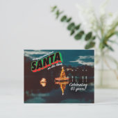 Santa on de Briefkaart 1 (Staand voorkant)