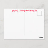 Santa on de Briefkaart 2 (Achterkant)