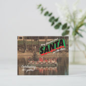 Santa on de Briefkaart 3 (Staand voorkant)