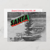 Santa on de Briefkaart 4 (Voorkant / Achterkant)