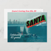 Santa on de briefkaart 5 (Voorkant / Achterkant)