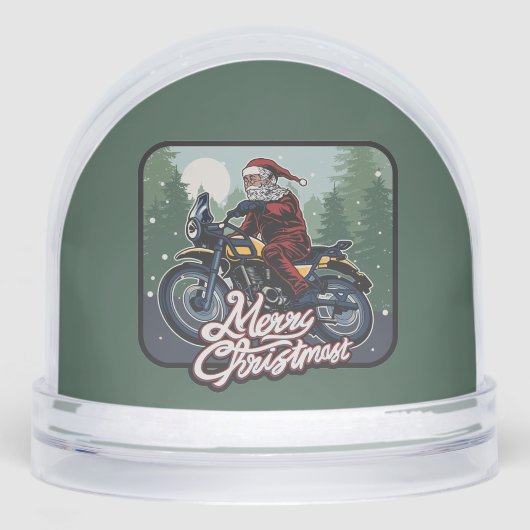 Santa on Motorcycle (Avant)