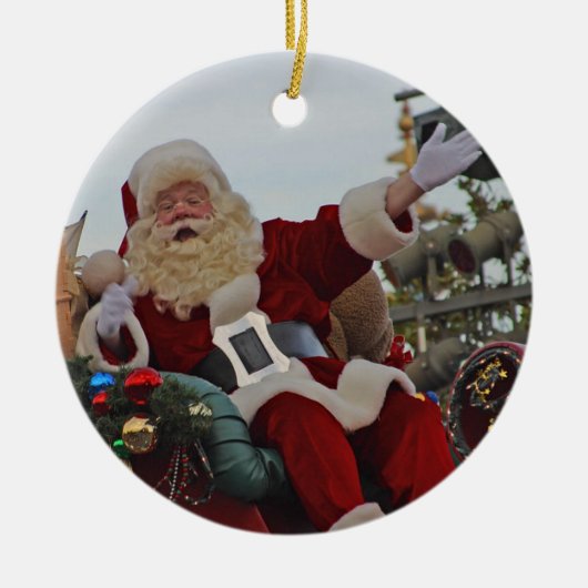 Santa on Parade Ornament (Voorkant)