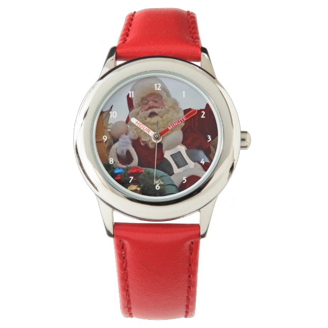 Santa on Parade Watch Horloge (Voorkant)