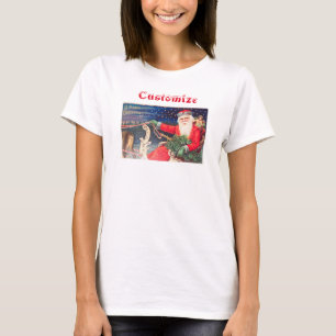 Santa on sleigh Thunder_Cove   T-shirt