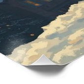 Santa on the Rooftop Poster (Coin)