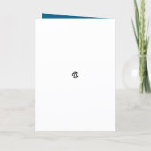 Santa On Thin Ice Kaart (Achterkant)