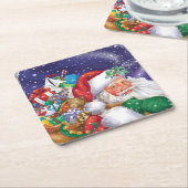 Santa Onderzetter (Schuin)