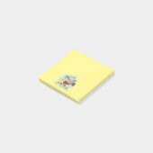 Santa Onvoorbereide gele notitiepaden Post-it® Notes (Schuin)