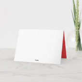 santa op een kaart van motorfietsKerstmis (Achterkant)