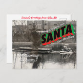 Santa op het Briefkaart 10 (Voorkant / Achterkant)