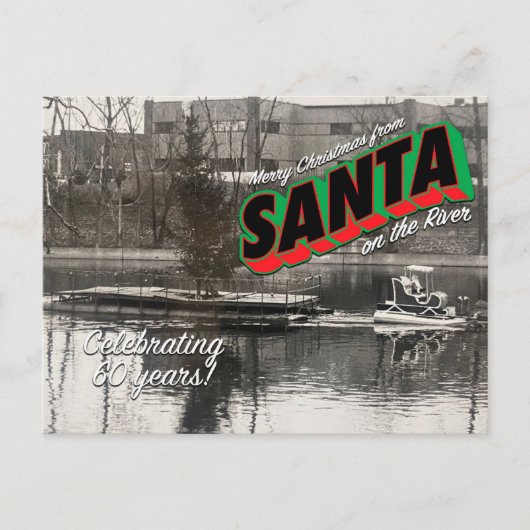 Santa op het Briefkaart 10 (Voorkant)