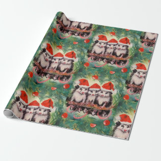 Santa Opossums inpakpapier