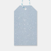 Santa Oranje Corgi Kraft kerstcadeau Cadeaulabel (Achterkant)