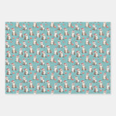 Santa Otter Kerst inpakpapier (Voorkant 3)