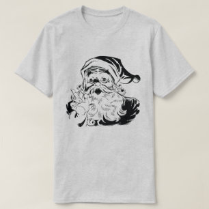 Santa Outline T-Shirt