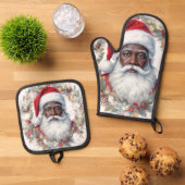 Santa  ovenwant & pannenlap set (Top down)