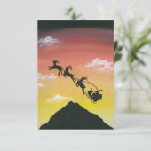 Santa Over Mount Taranaki (Staand voorkant)
