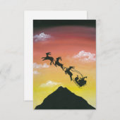 Santa Over Mount Taranaki (Voorkant / Achterkant)