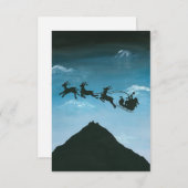 Santa Over Mount Taranaki (Voorkant / Achterkant)