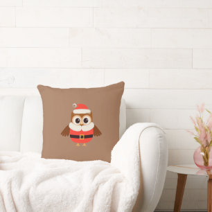 Santa Owl Pillow Kussen
