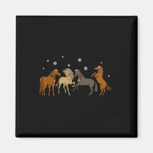 Santa Paard Kerstboom Licht Magneet